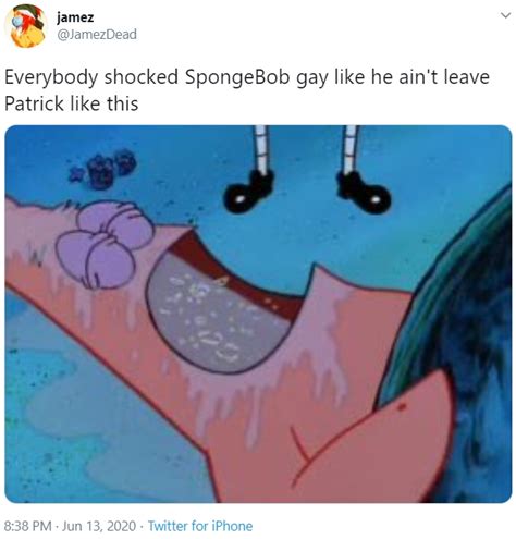is spongebob gay for patrick